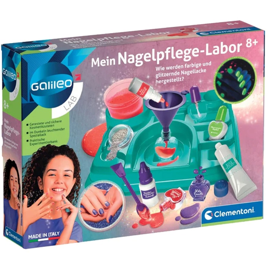 Clementoni Mein Nagelpflege-Labor, Basteln | 08005125593255 Clementoni Mein Nagelpflege-Labor, Basteln | 08005125593255