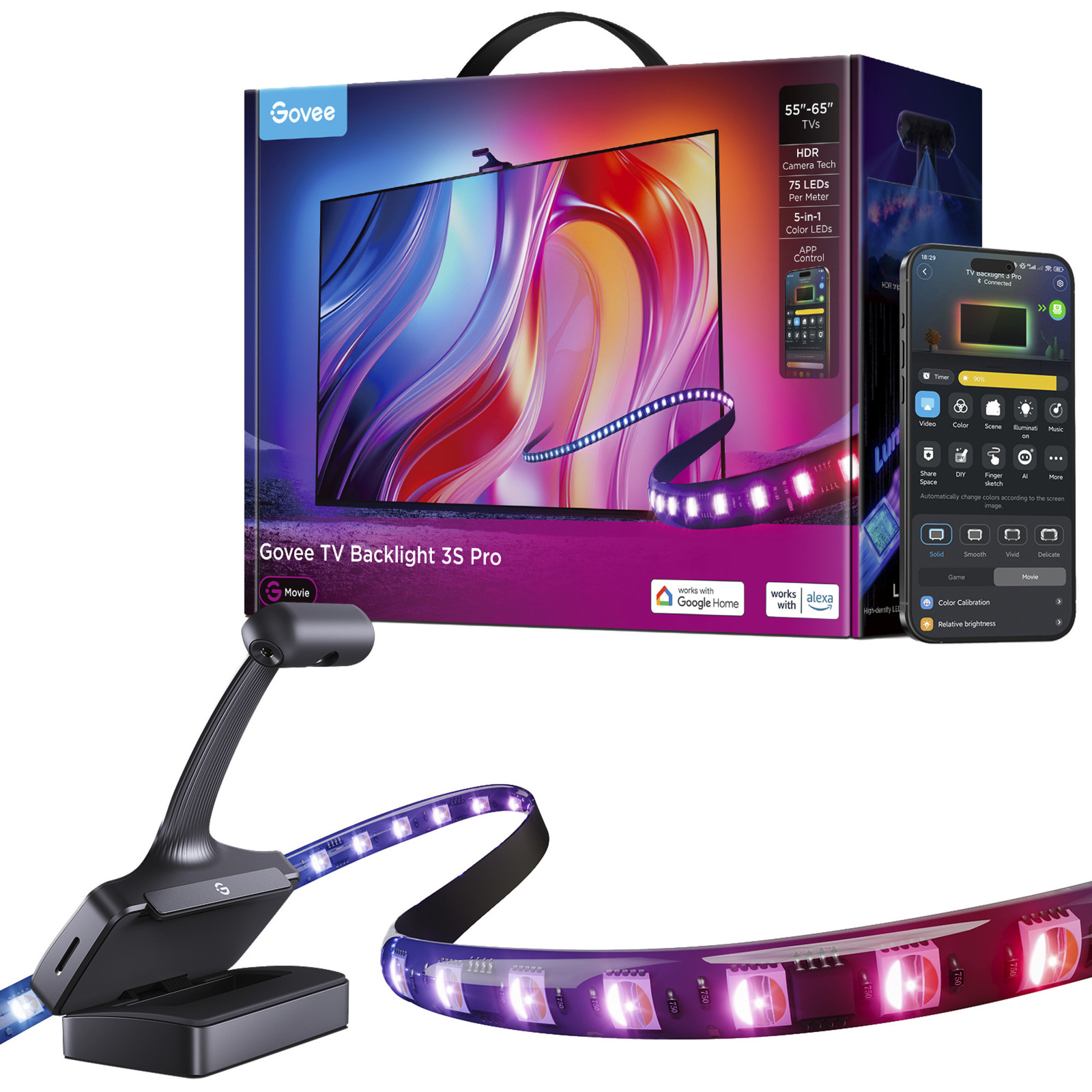 TV Backlight 3 Pro, LED-Streifen