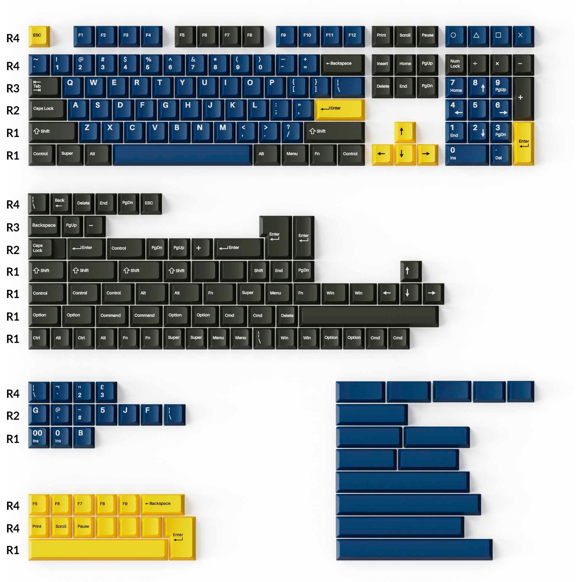 Keychron Cherry Profile Double-Shot PBT Full Keycap-Set – Royal, Tastenkappe | 04895248818489 Keychron Cherry Profile Double-Shot PBT Full Keycap-Set – Royal, Tastenkappe | 04895248818489