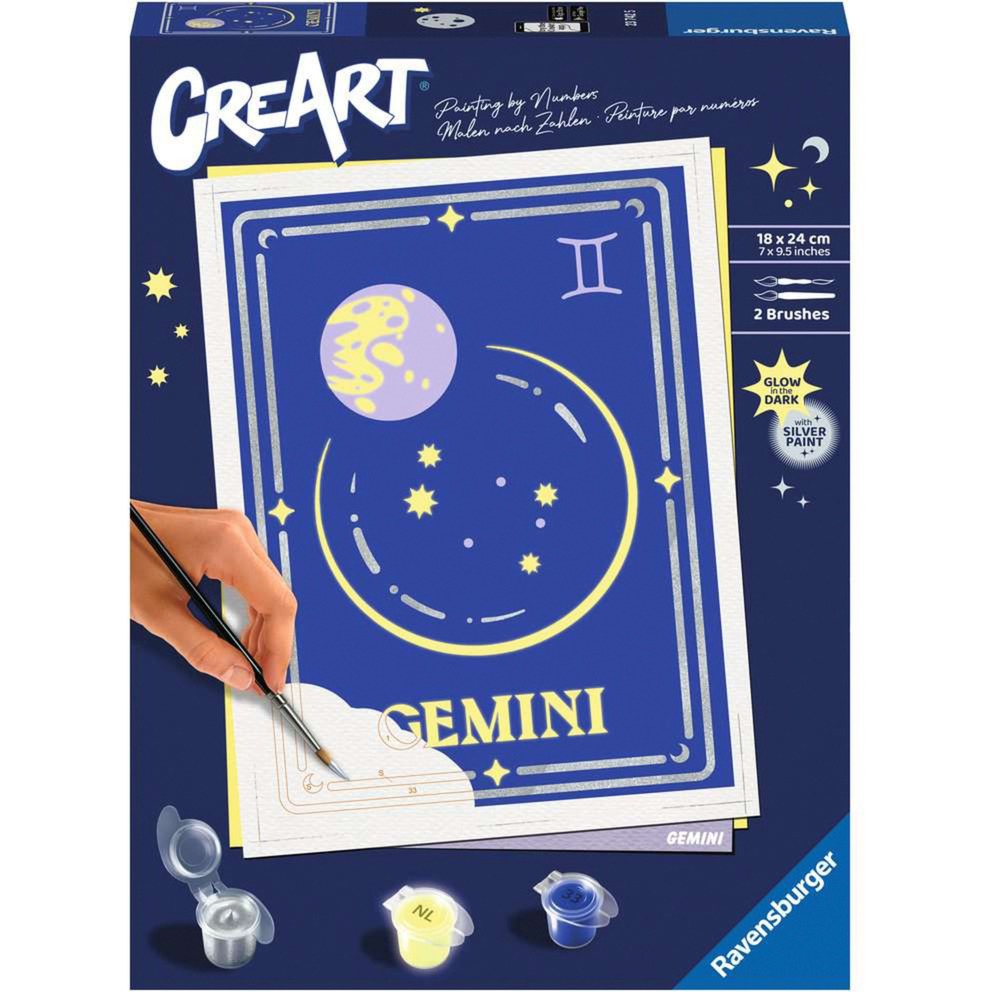 CreArt - Sternzeichen Zwillinge, Malen