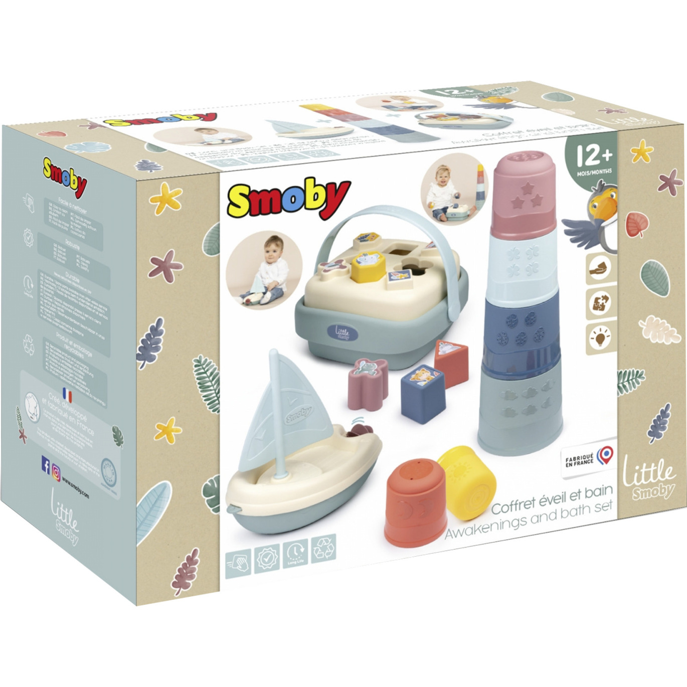 Little Smoby Motorikspielzeug-Set, Lernspielzeug