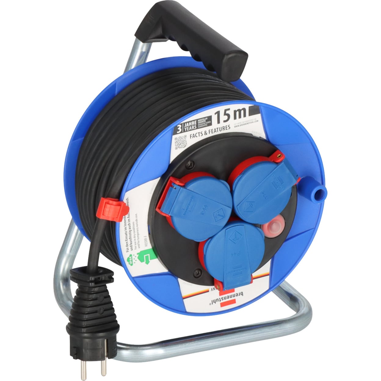 Garant Kompakt IP44, 3-fach, Kabeltrommel
