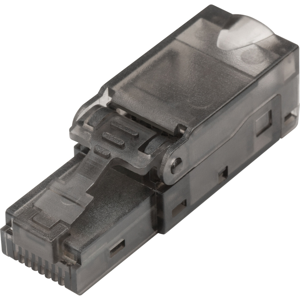 CAT.6a Feldstecker ungeschirmt, mit Staubschutzkappe