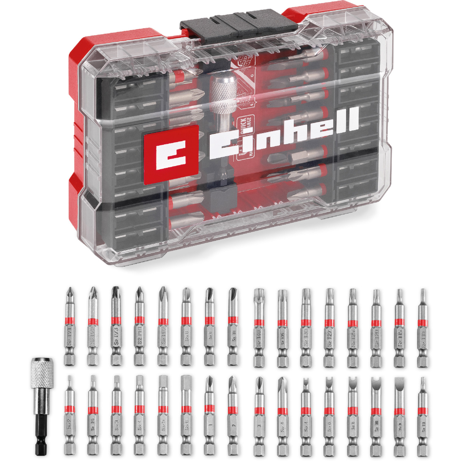 Bit-Set 50 mm in M-CASE , 33-teilig, Bit-Satz