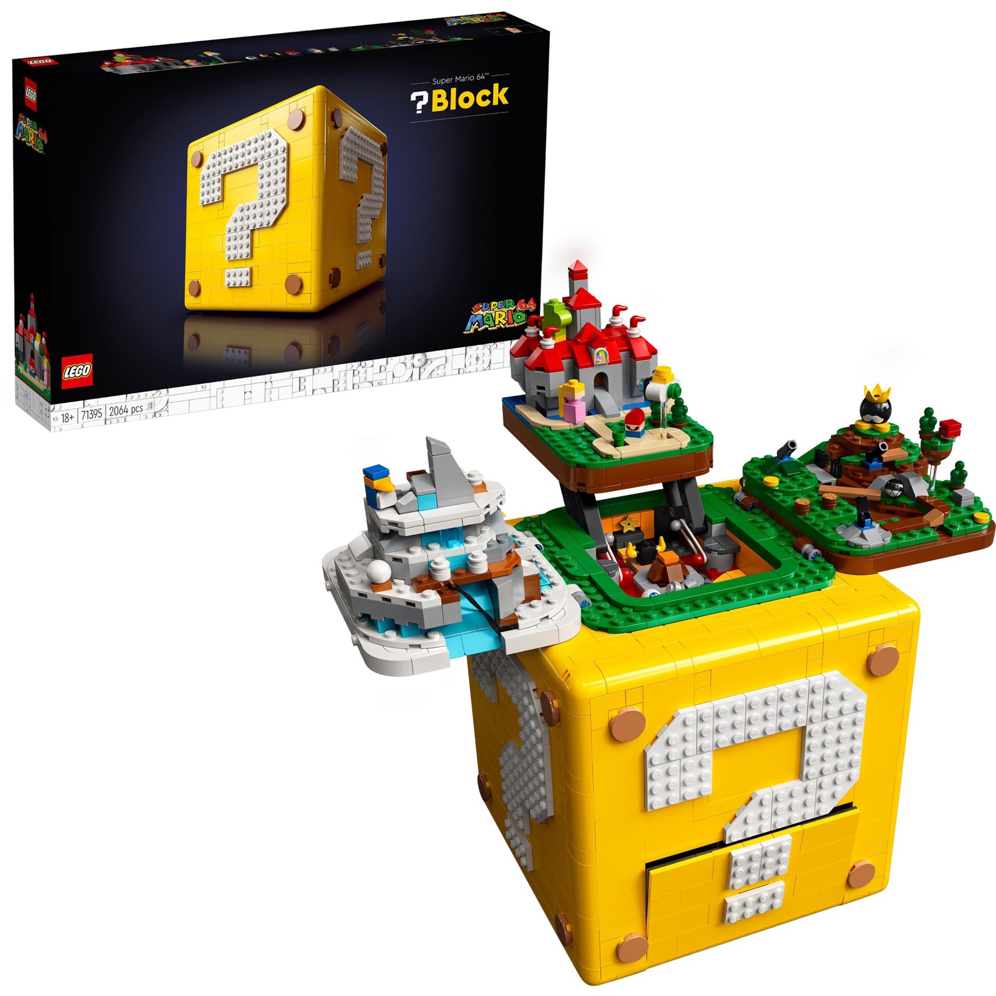 Spielzeug: Lego 71395 Super Mario Fragezeichen-Block aus Super Mario 64