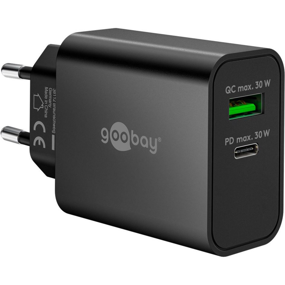 USB-C PD GaN Dual-Schnelladegerät 30 W