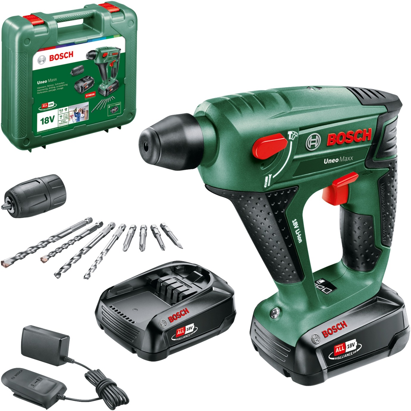 Akku-Bohrhammer Uneo Maxx, 18Volt