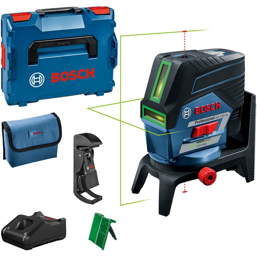 Bosch Kombilaser GCL 2-50 CG Professional + RM2, Kreuzlinienlaser | 03165140865654 Bosch Kombilaser GCL 2-50 CG Professional + RM2, Kreuzlinienlaser | 03165140865654