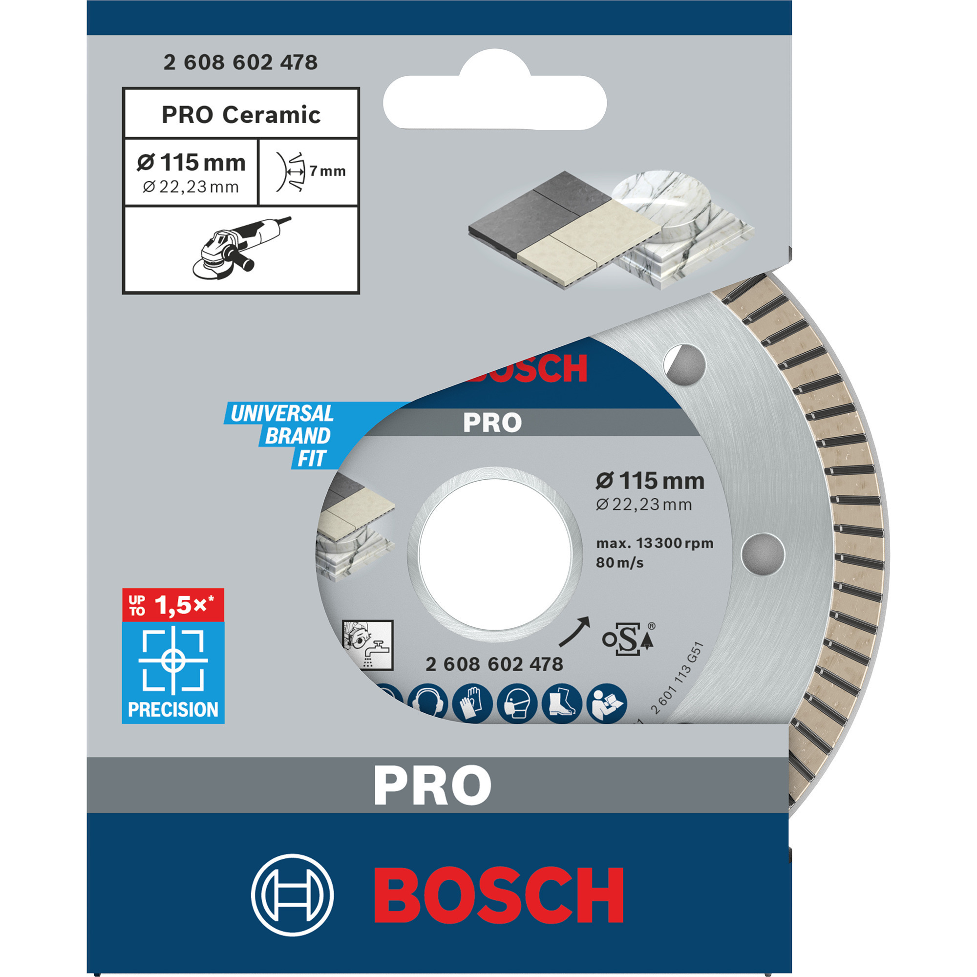 PRO Ceramic Diamant-Trennscheibe, Ø 115mm