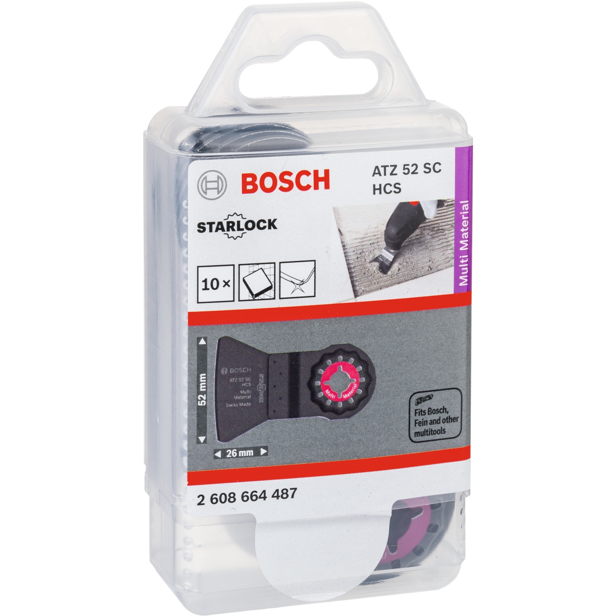 Schaber ATZ 52 SC Multi Material, biegesteif