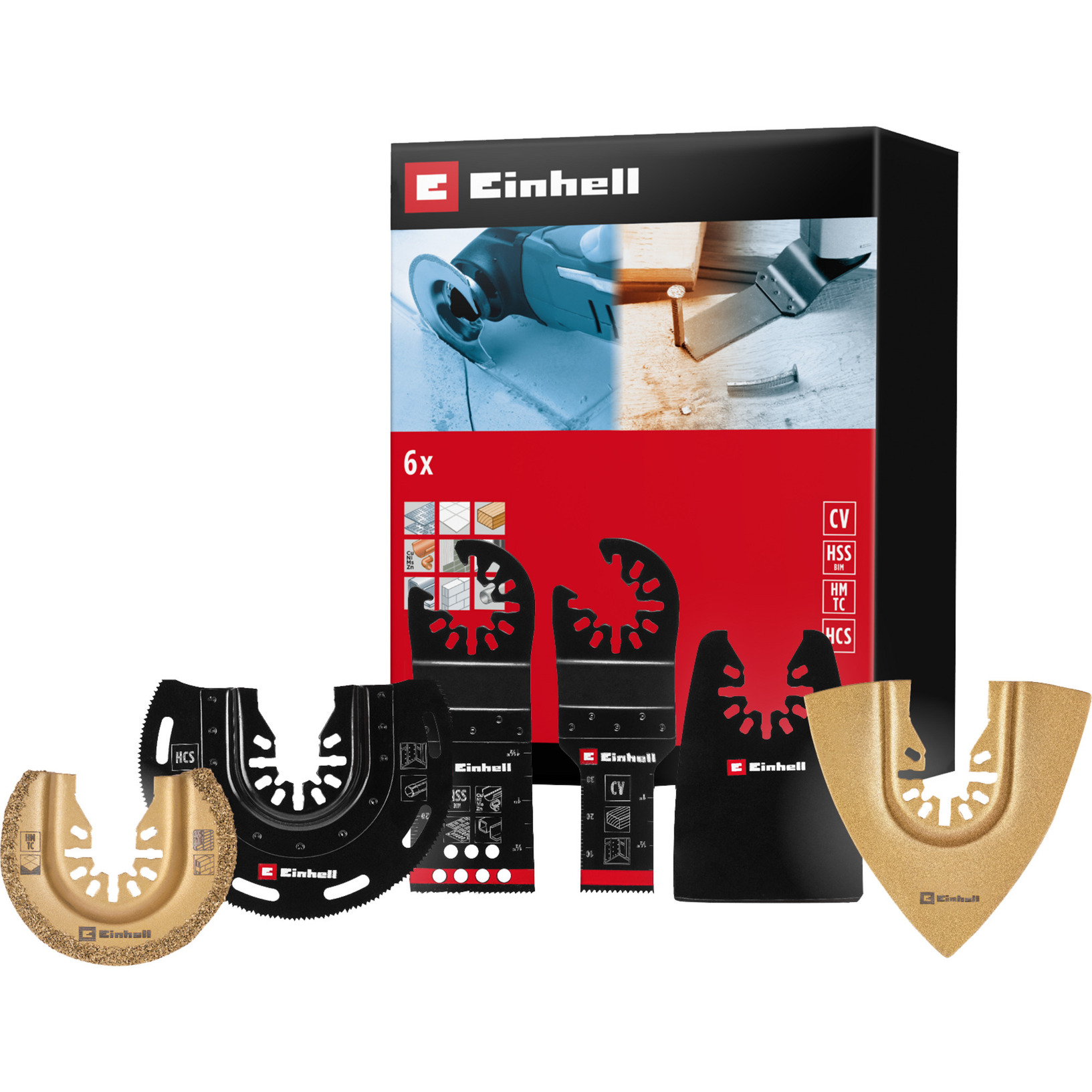 6-teiliges Multitool-Zubehör-Set, Schleifscheibe