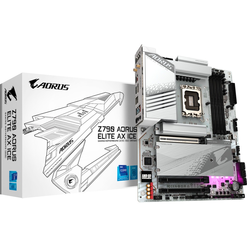 Gigabyte Z790 AORUS ELITE AX ICE, Mainboard | 04719331858896 Gigabyte Z790 AORUS ELITE AX ICE, Mainboard | 04719331858896