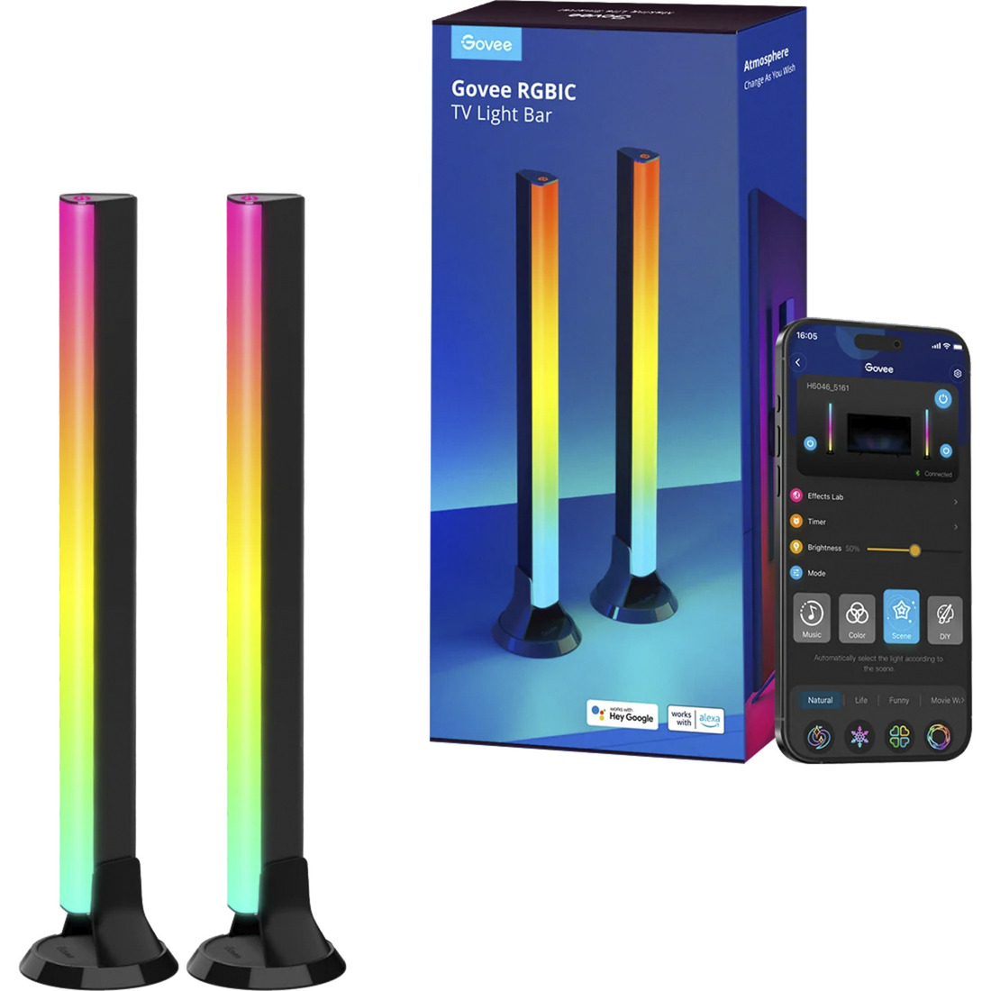 RGBIC TV Light Bars, LED-Leuchte