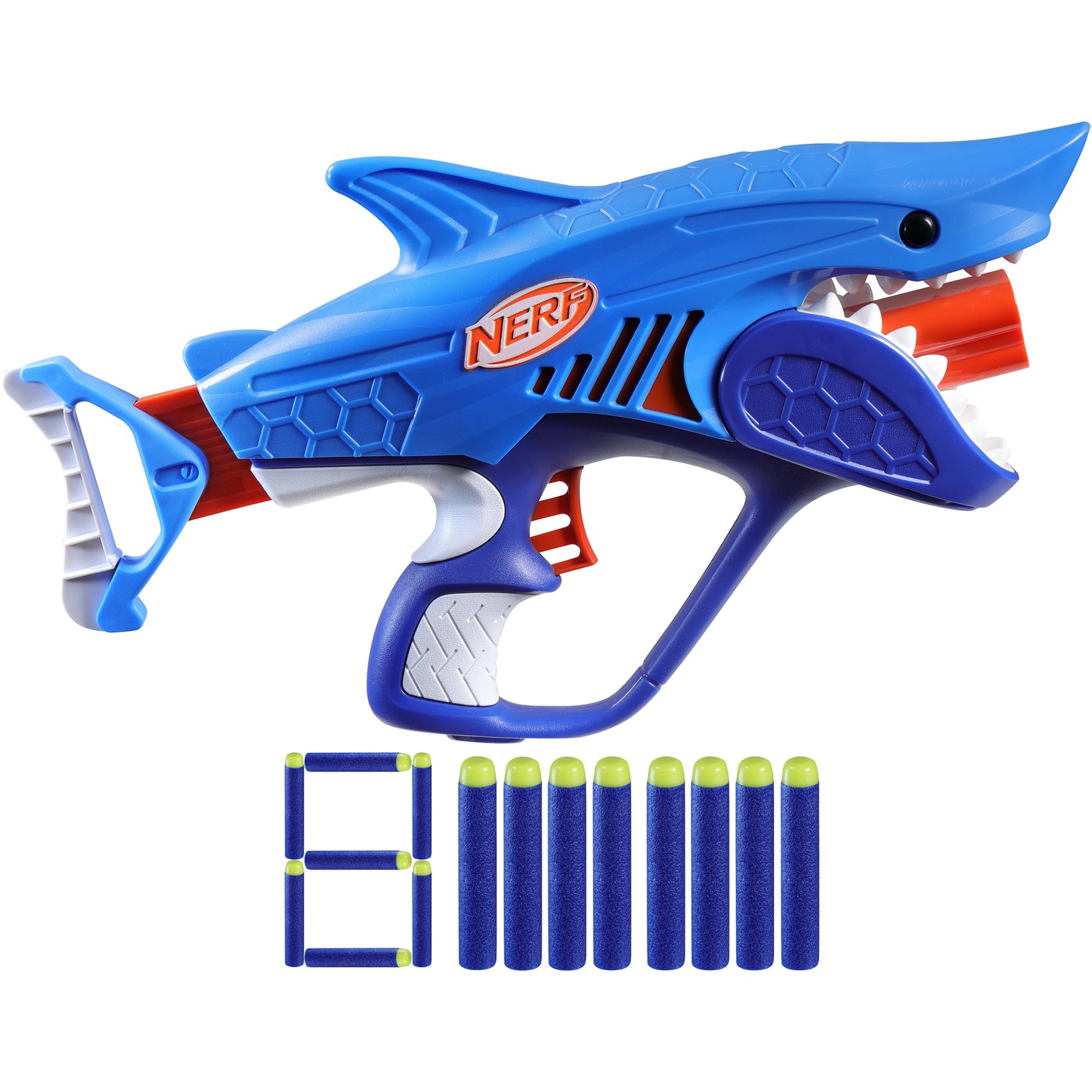 Hasbro Nerf Jr Wild Sharkfire, Nerf Gun | 05010996211415 Hasbro Nerf Jr Wild Sharkfire, Nerf Gun | 05010996211415