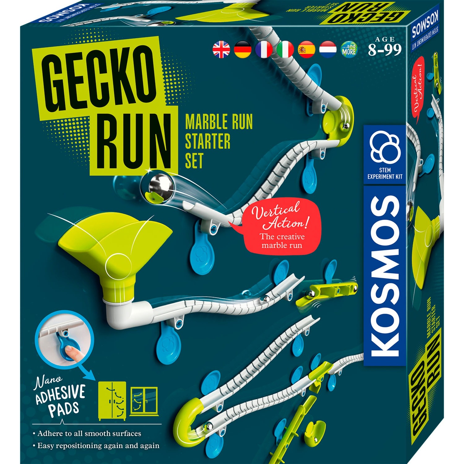 Kosmos Gecko Run – Marble Run Starter Set V1, Kugelbahn | 04002051617288 Kosmos Gecko Run – Marble Run Starter Set V1, Kugelbahn | 04002051617288