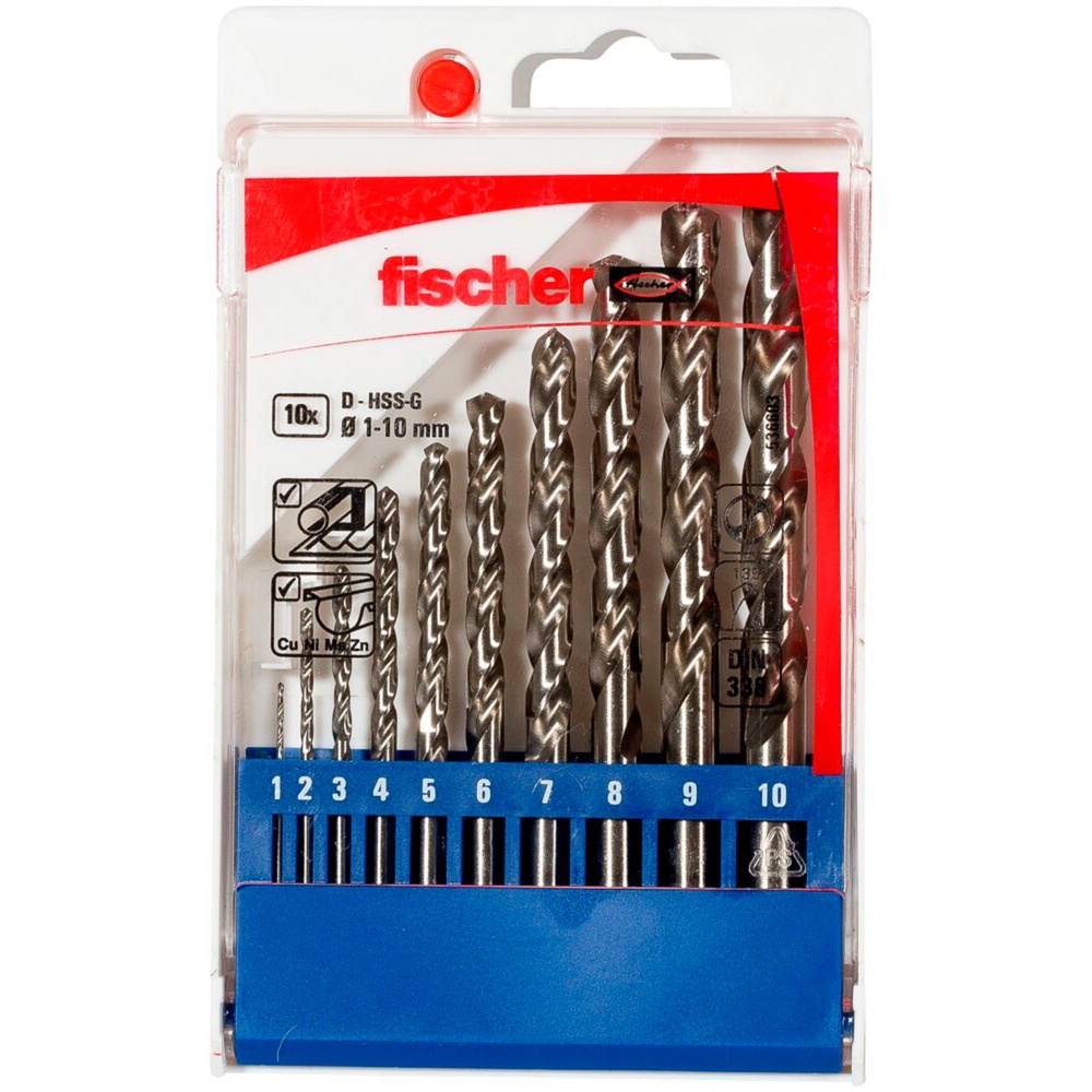 Metallbohrer-Satz HSS-G, 1-10mm