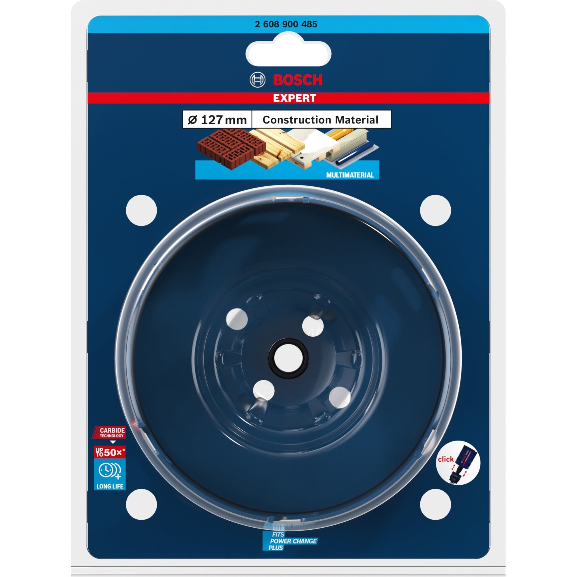 EXPERT Lochsäge Construction Material PC Plus, Ø 127mm