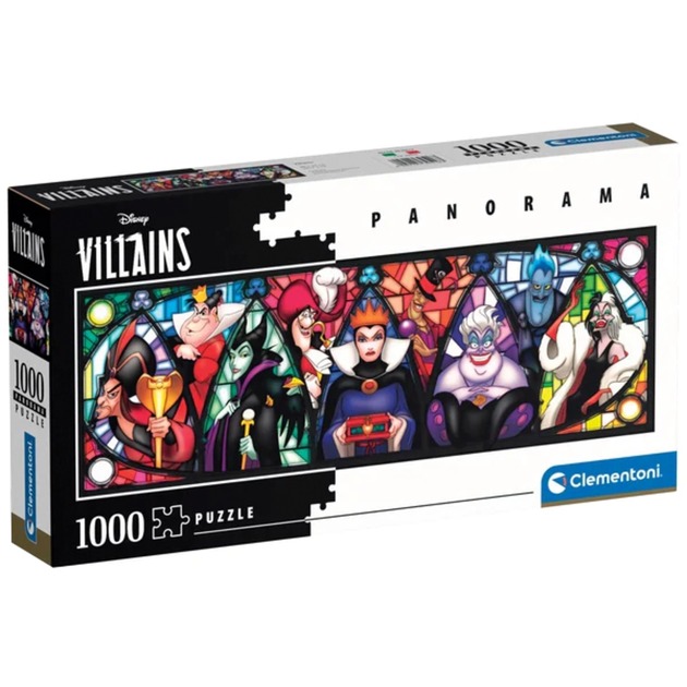 Clementoni Panorama Collection – Disney Villains, Puzzle | 08005125395163 Clementoni Panorama Collection – Disney Villains, Puzzle | 08005125395163