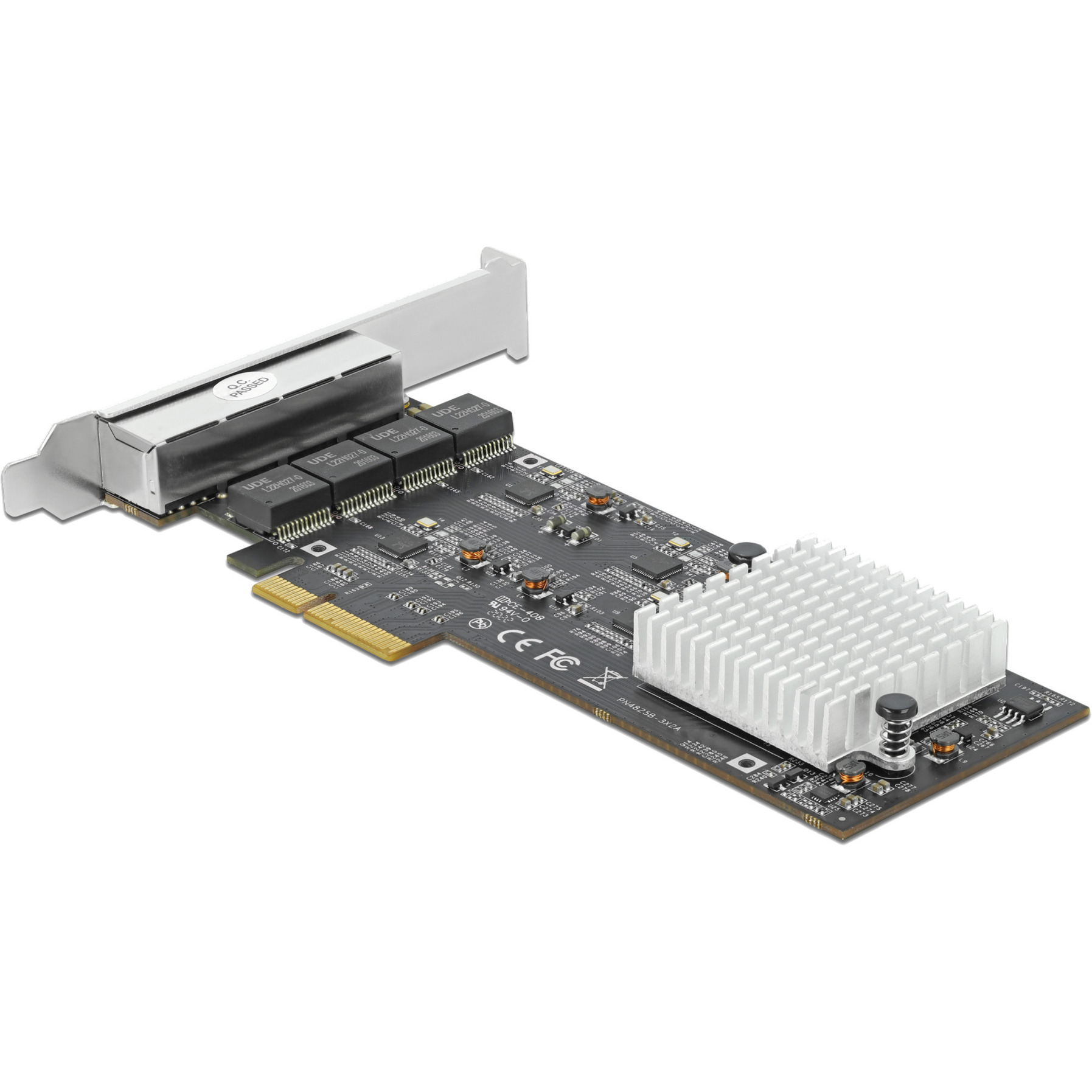 PCI Express x4 zu 4 x RJ45 2,5 GbE, LAN-Adapter