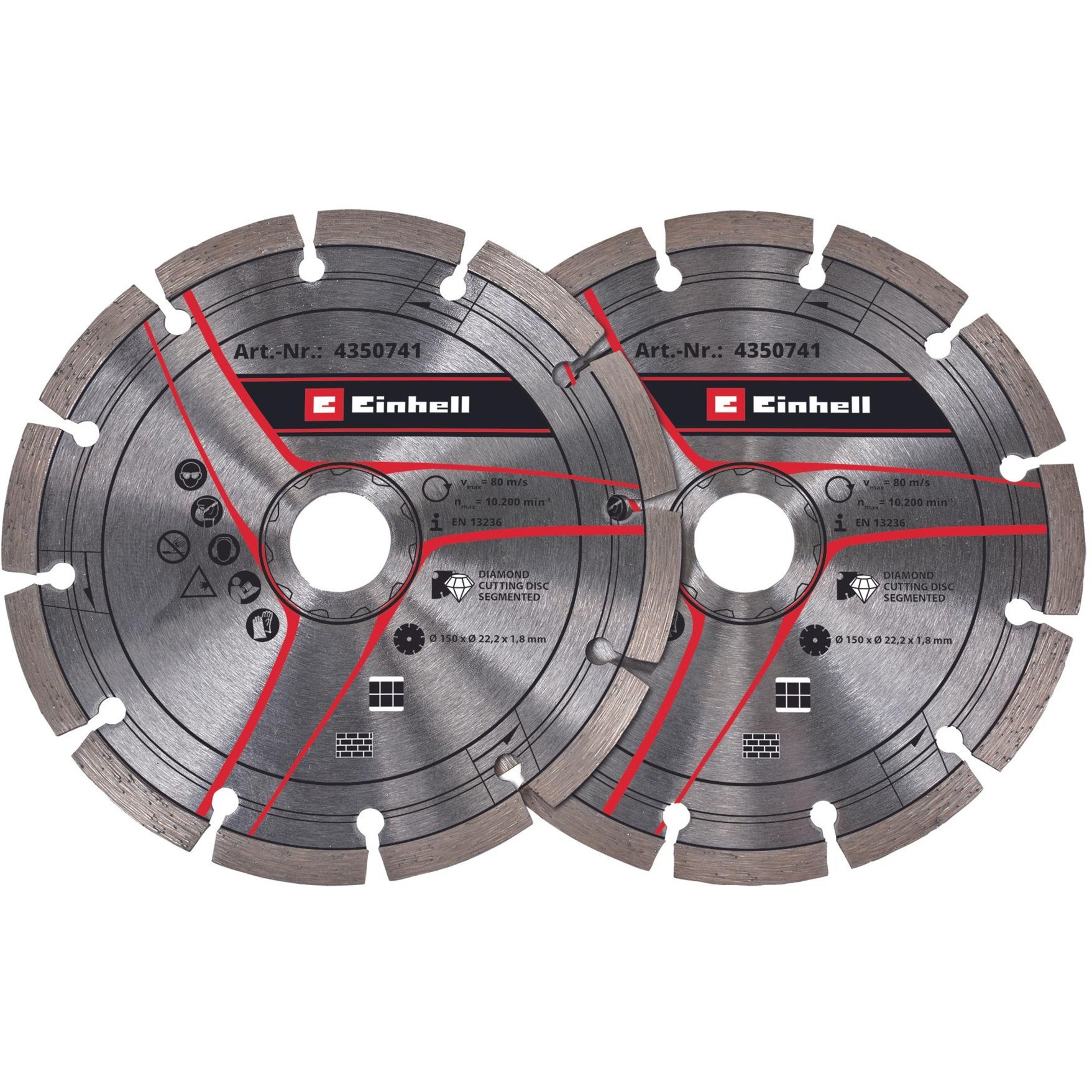 Einhell Diamant-Trennscheiben 4350741, Ø 150mm | 04006825670875