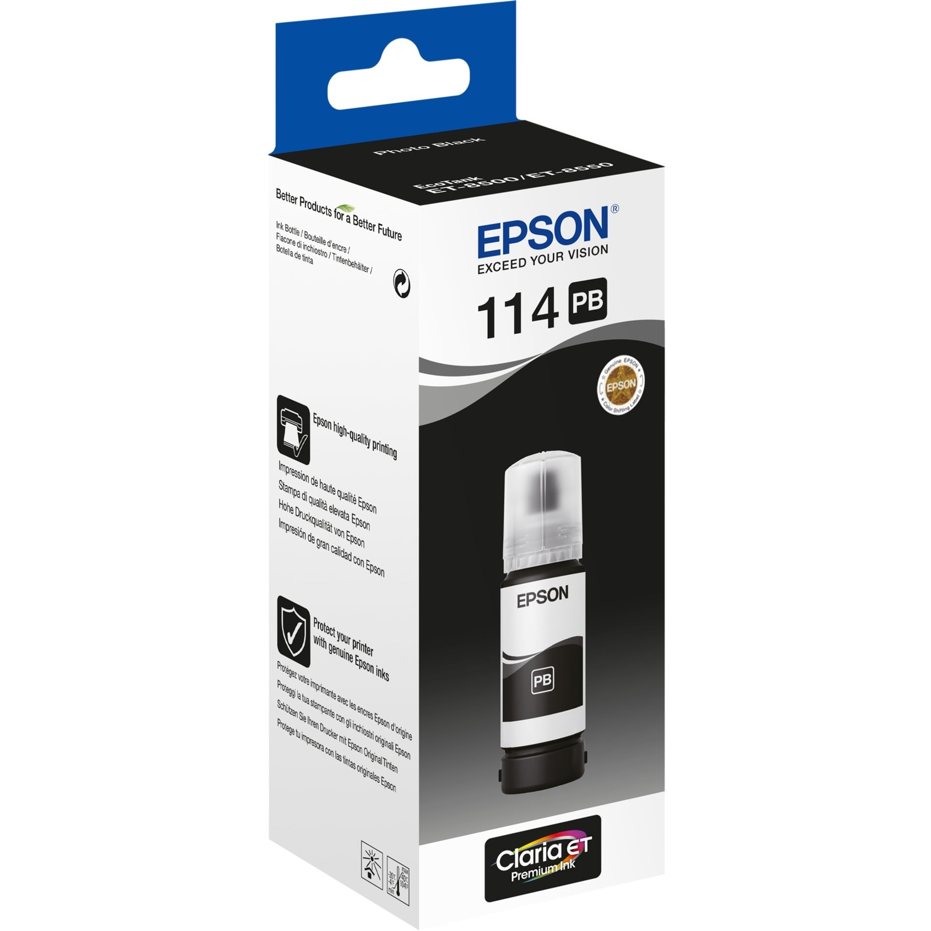 Tinte photoschwarz 114 EcoTank (C13T07B140)