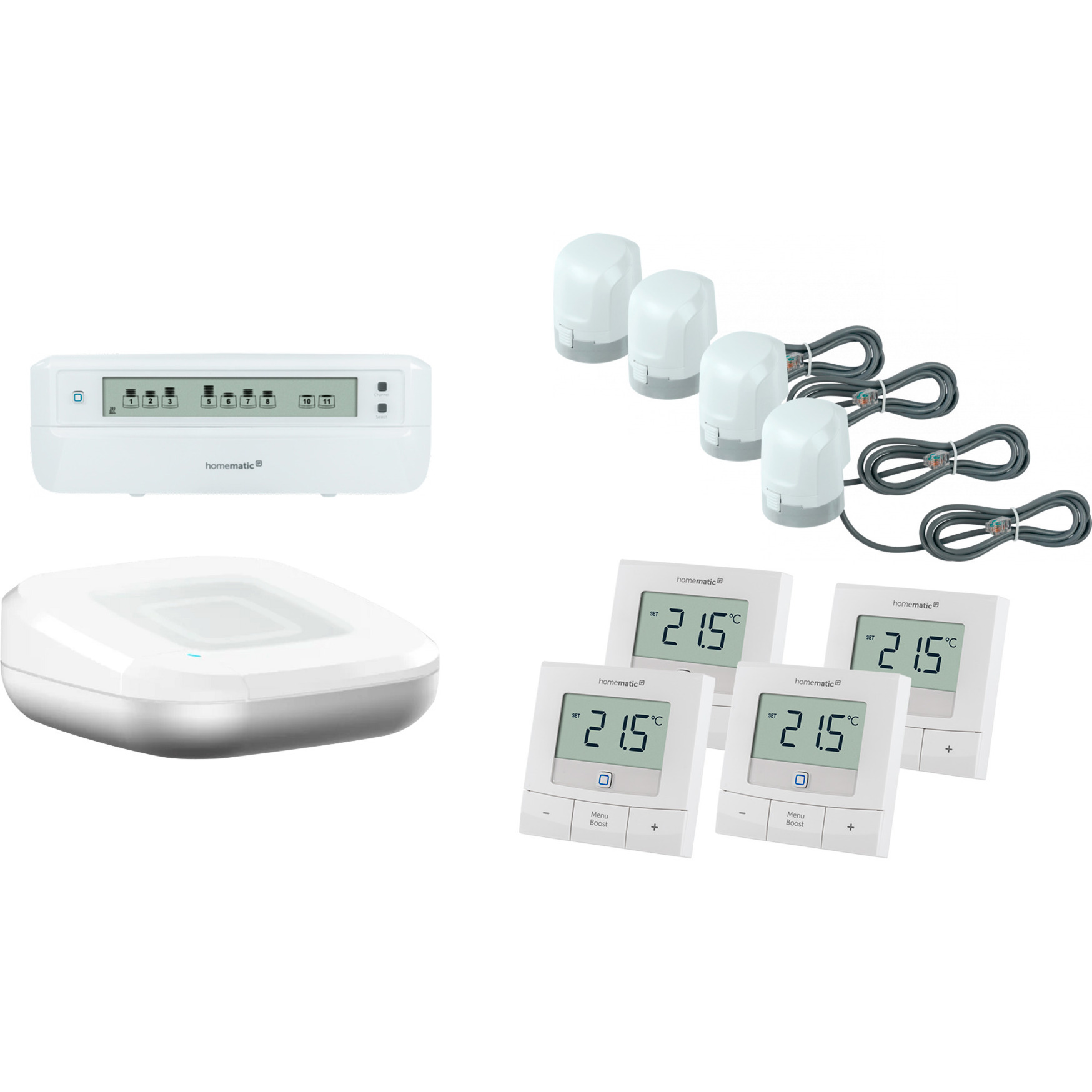 Set Fußbodenheizung - basic für 4 Räume