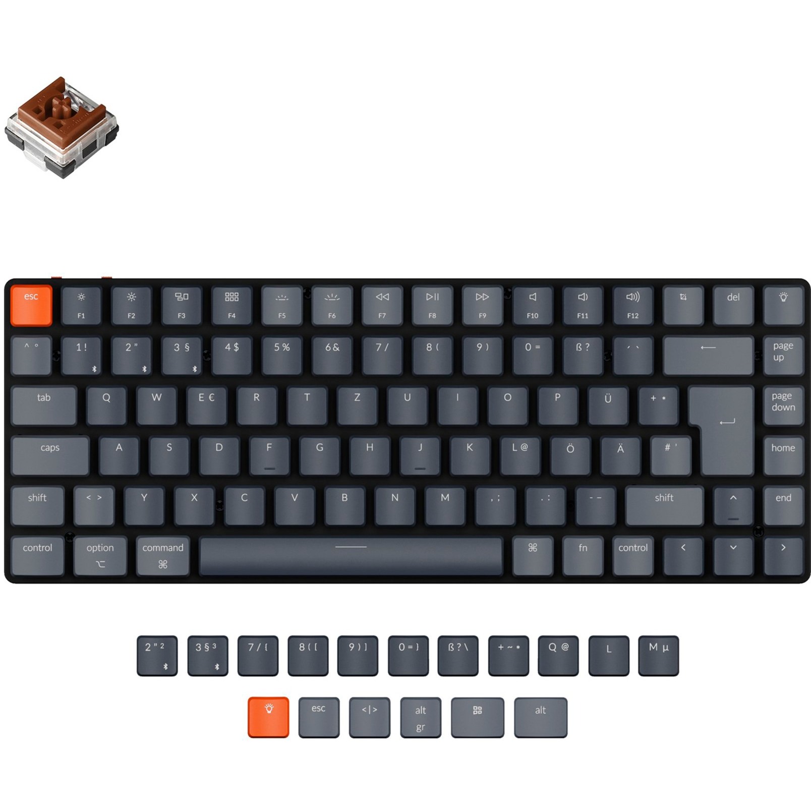 Keychron K3 Version 2, Gaming-Tastatur | 04897115550157