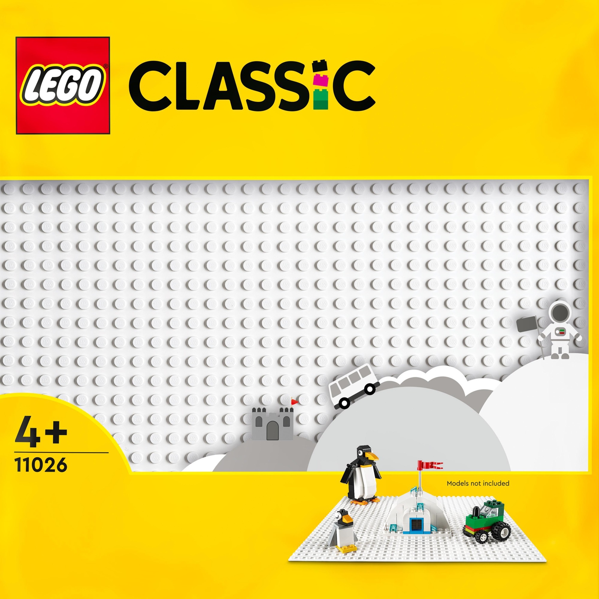 11026 Classic Weiße Bauplatte, Konstruktionsspielzeug