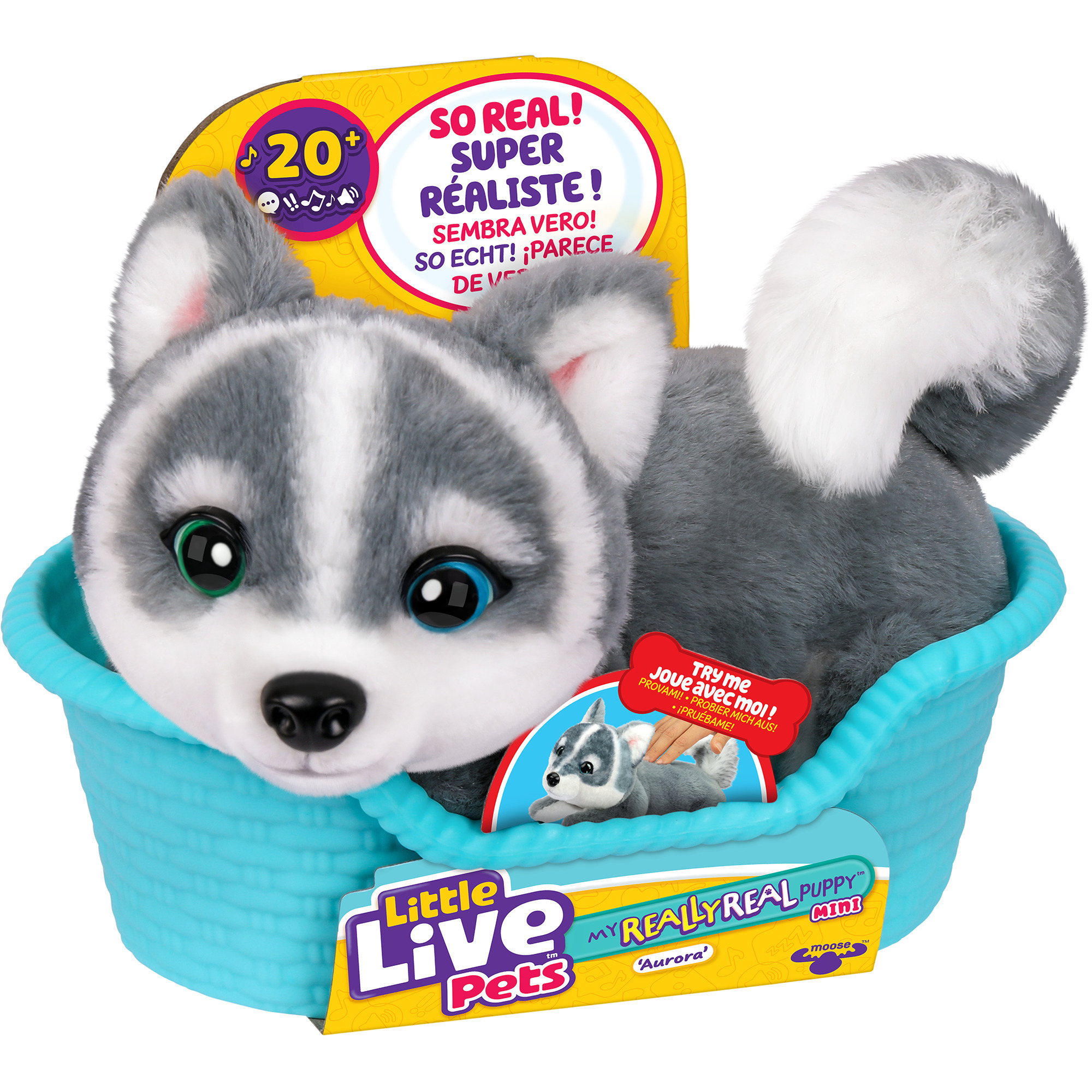 Little Live Pets My Really Real S2 Puppy Mini - Aurora, Kuscheltier