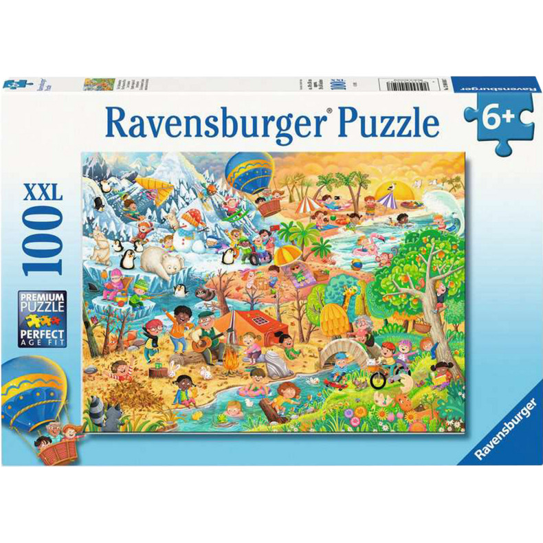 Kinderpuzzle - Die 4 Jahreszeiten