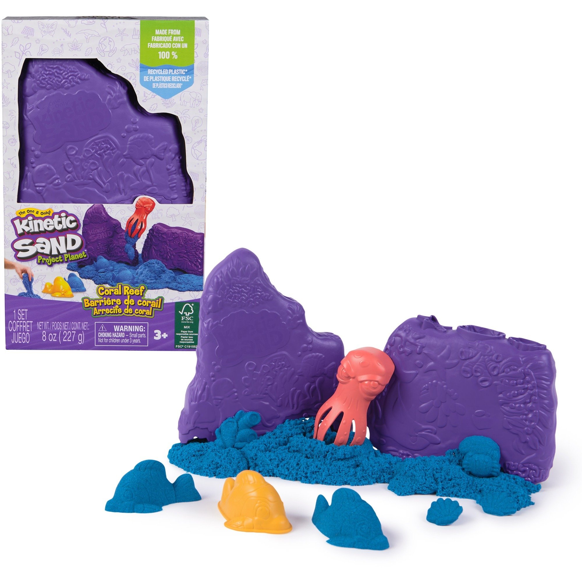 Spin Master Kinetic Sand Project Planet – Korallen Riff Set, Spielsand | 00681147012738 Spin Master Kinetic Sand Project Planet – Korallen Riff Set, Spielsand | 00681147012738