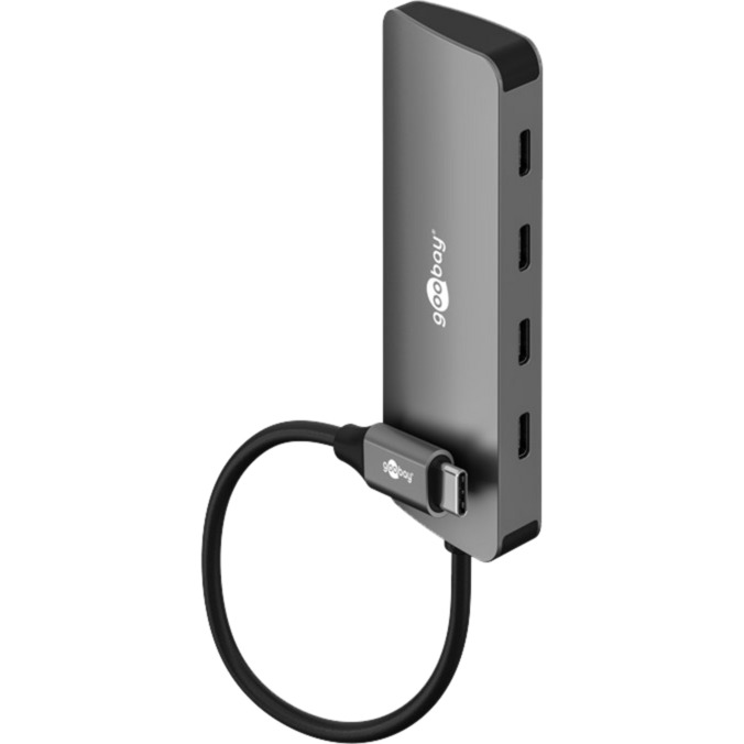 Goobay Slim 4-Port USB-Hub Typ-C