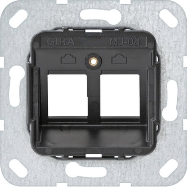 Modular Jack 8 2fach Unterputz Tragring