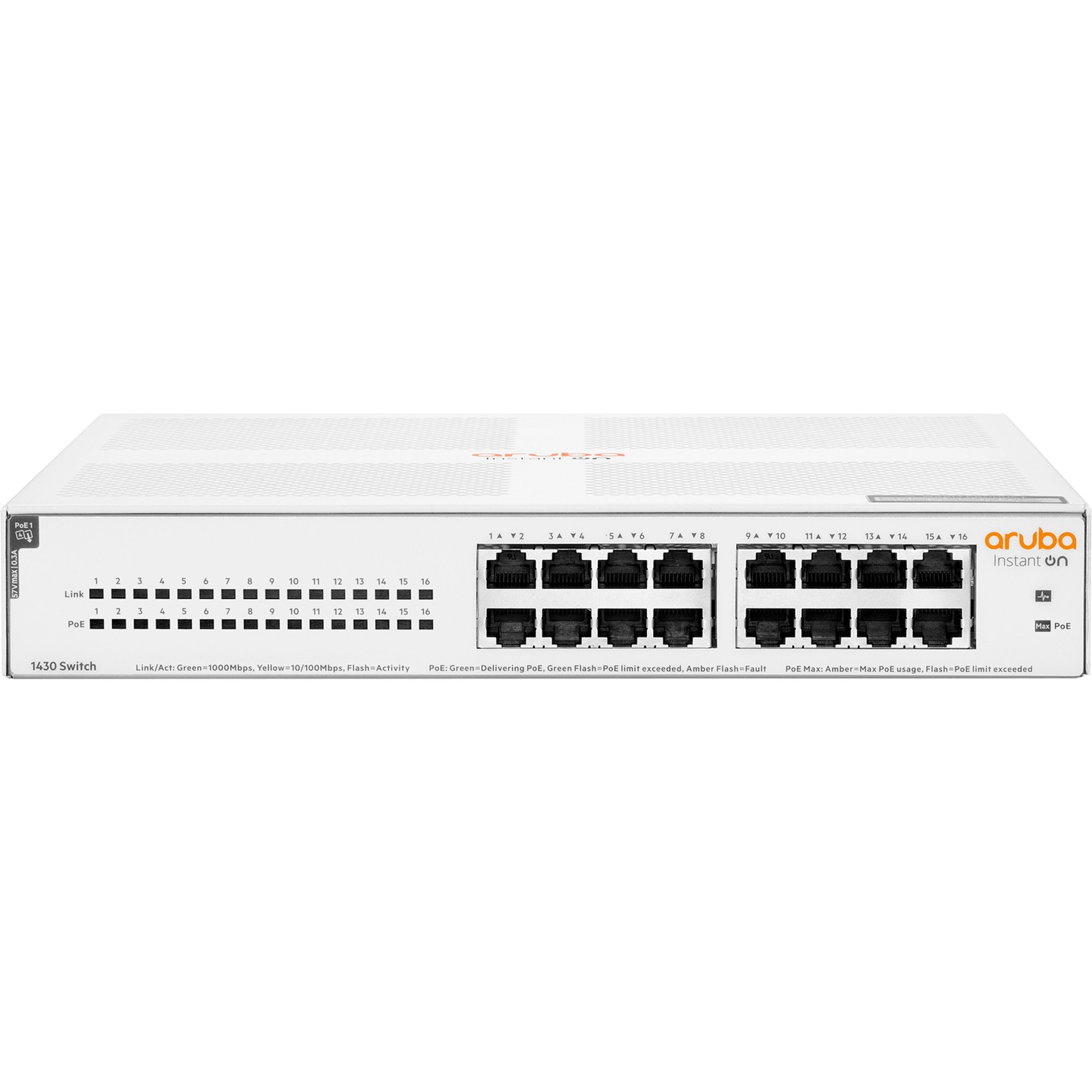 Networking Instant On Switch 16 Anschlüsse Gigabit CL4 PoE 124 W 1430