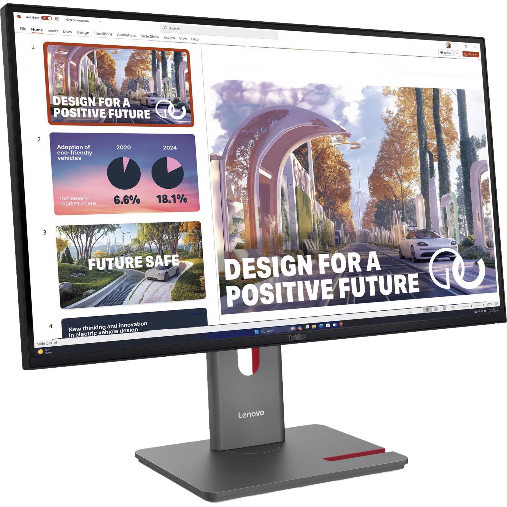 ThinkVision P27QD-40, LED-Monitor
