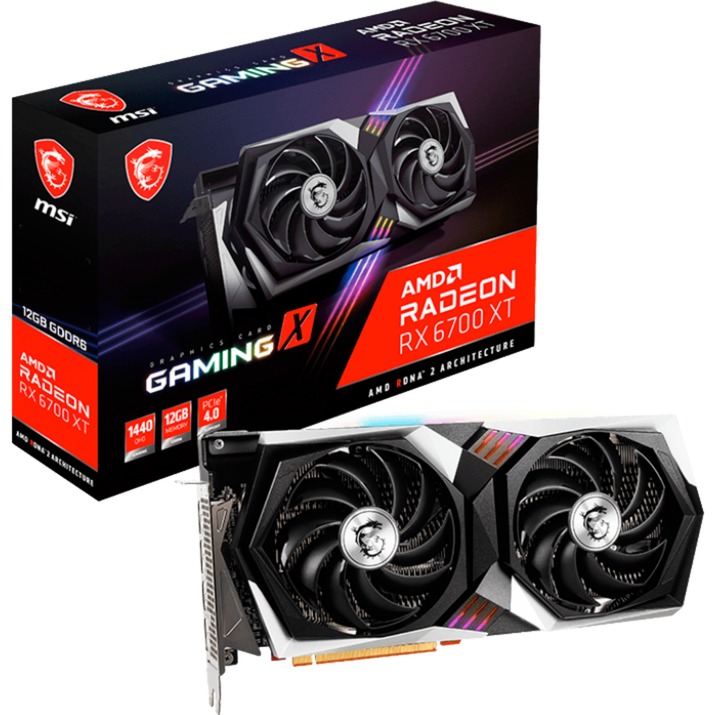 MSI AMD Radeon RX 6700 XT GAMING X 12G, Grafikkarte | 04719072806637 MSI AMD Radeon RX 6700 XT GAMING X 12G, Grafikkarte | 04719072806637