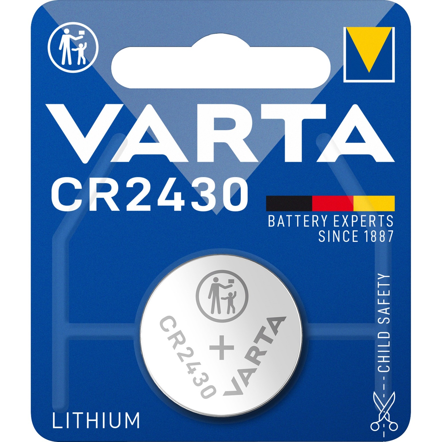 Lithium Coin Knopfzelle CR2430, Batterie