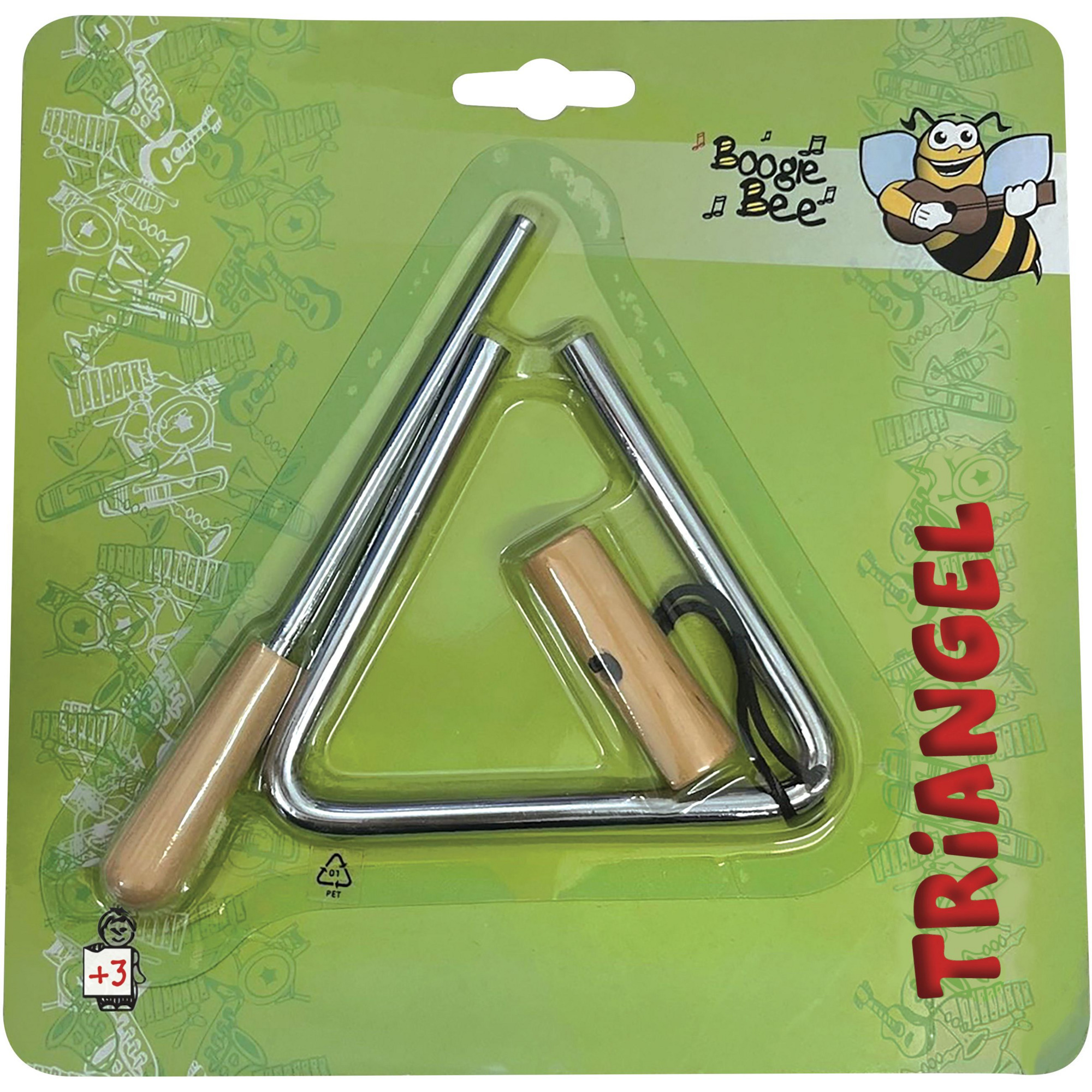 Metall Triangel 10 x 14,5 Zentimeter, Musikinstrument