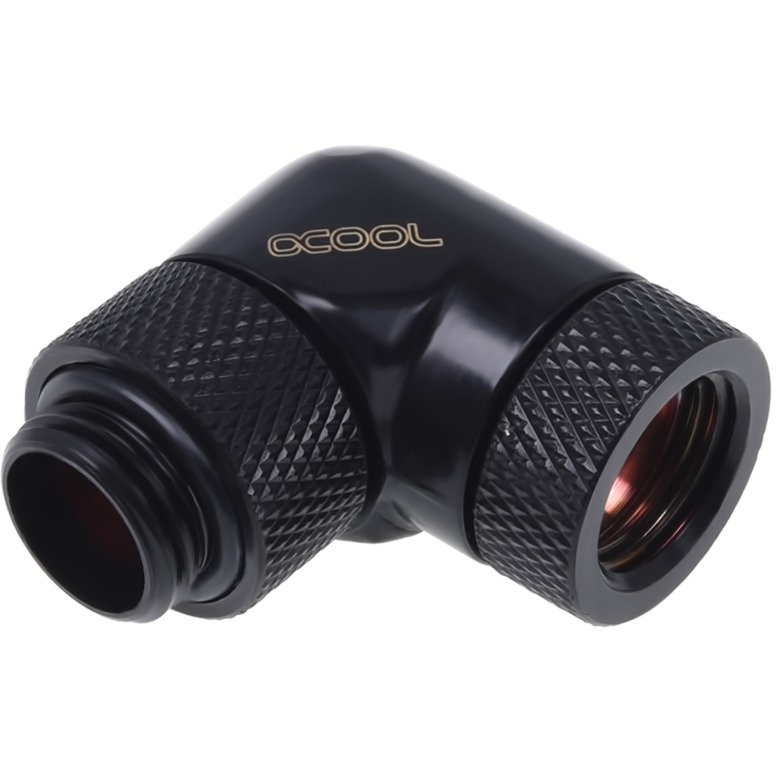 Alphacool HF Winkeladapter 90° drehbar G1/4 AG auf G1/4 IG – Deep Black, Verbindung | 04250197170574 Alphacool HF Winkeladapter 90° drehbar G1/4 AG auf G1/4 IG – Deep Black, Verbindung | 04250197170574
