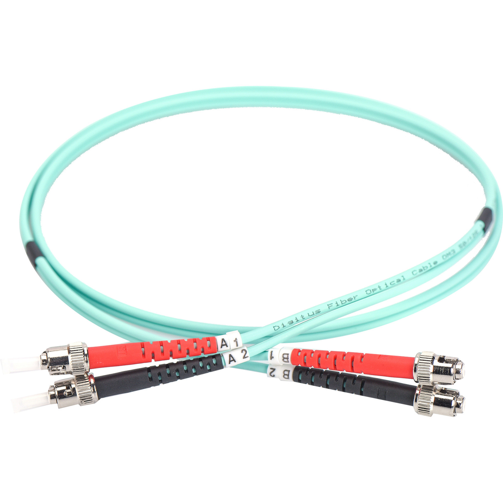 LWL Patchkabel, Duplex, ST > ST Stecker, Multimode OM3