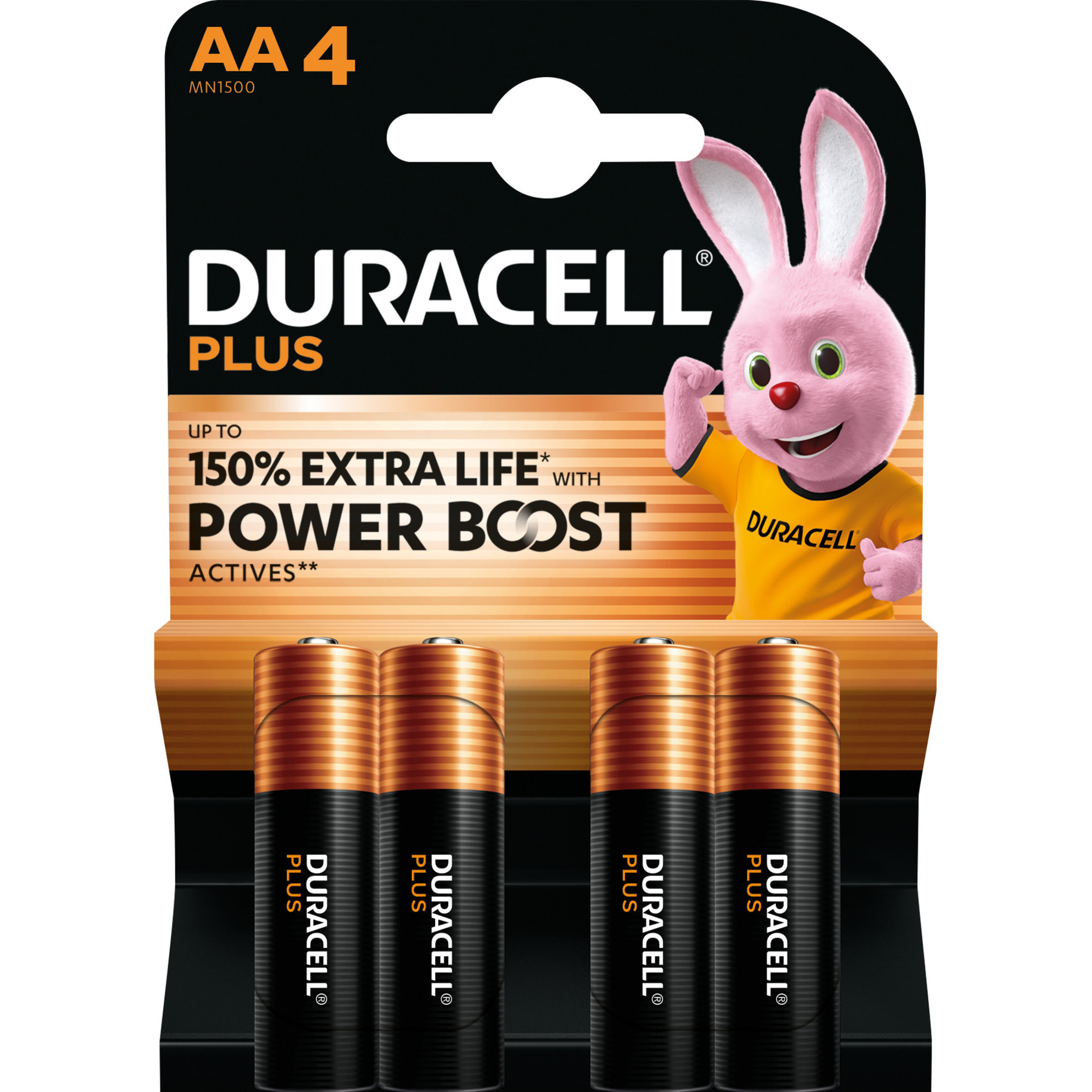 Plus Alkaline Batterie, Mignon AA LR06 1,5V, Extra Life