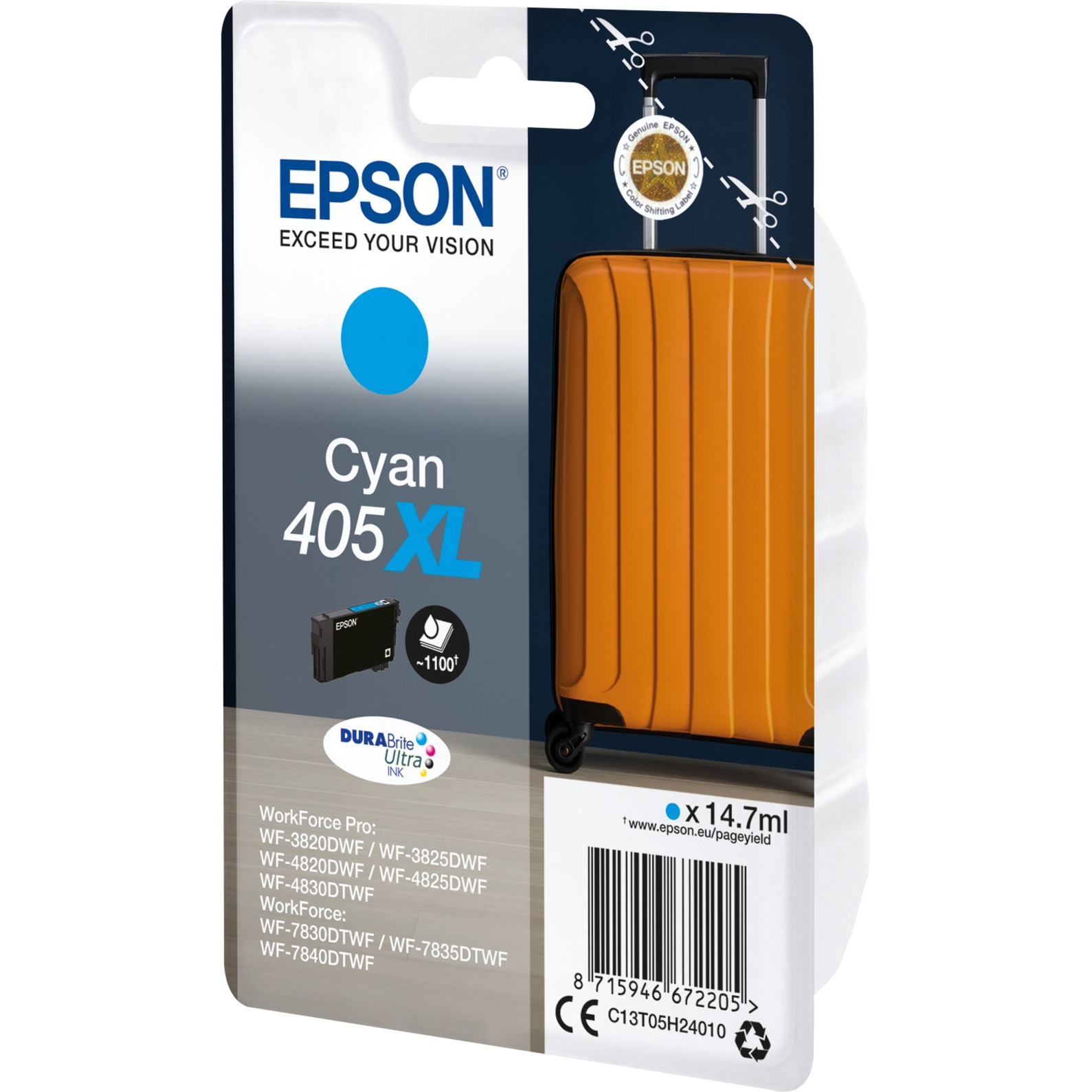 Tinte cyan 405XL (C13T05H24010)