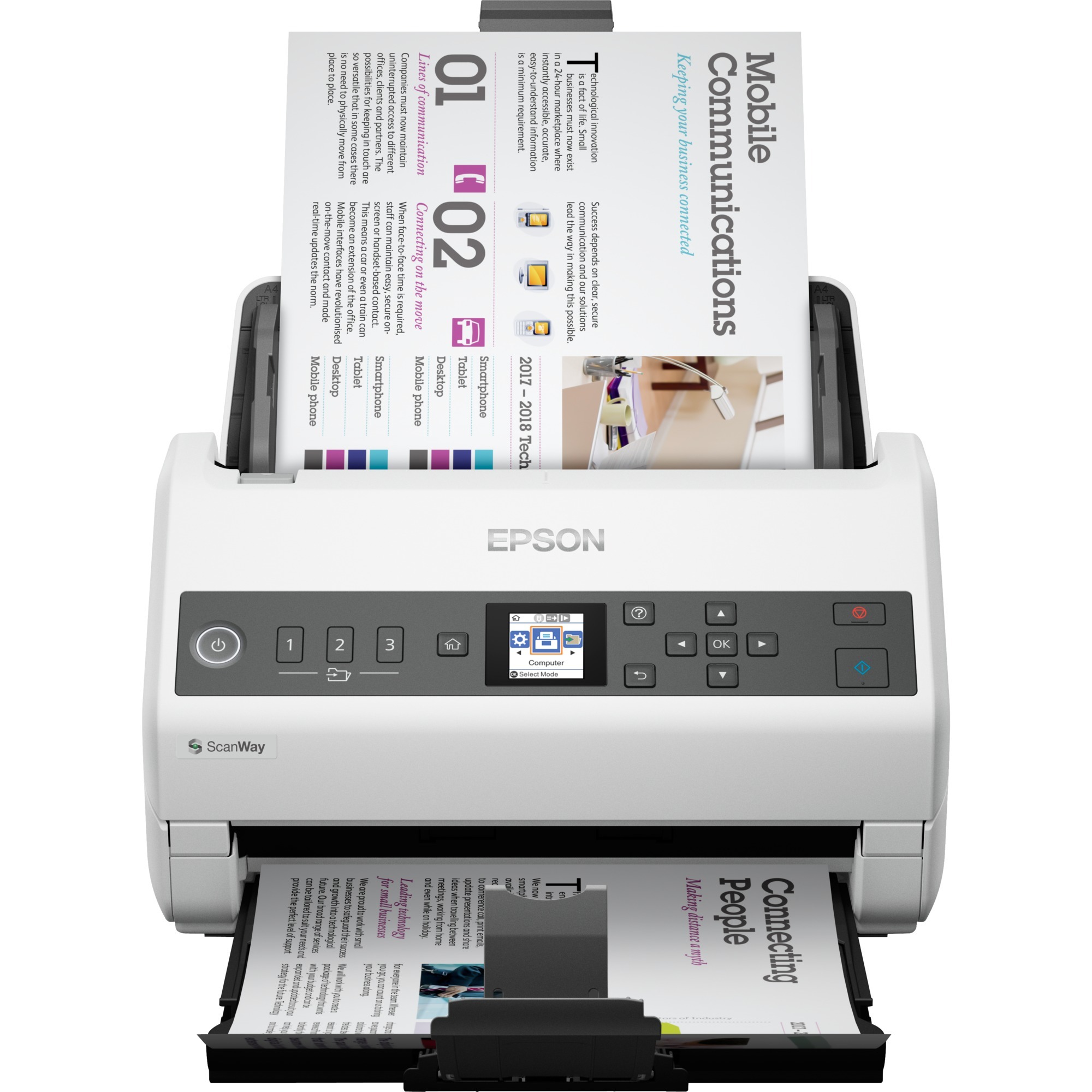 Workforce DS-730N, Einzugsscanner