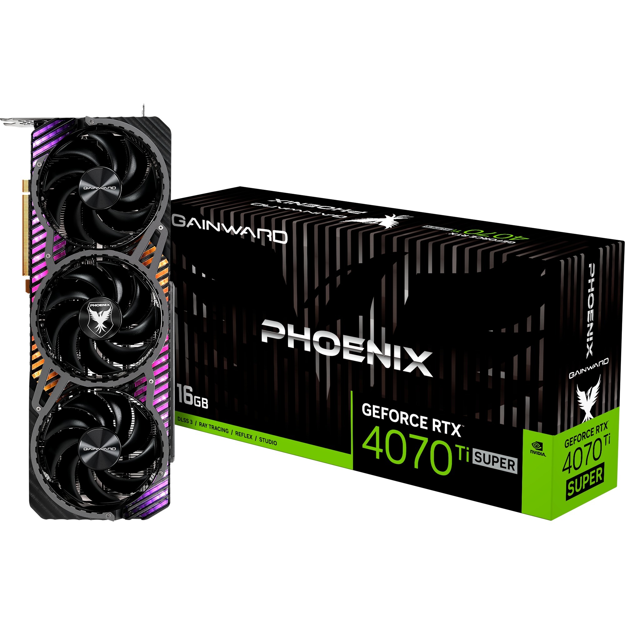 Gainward GeForce RTX 4070 Ti SUPER Phoenix, Grafikkarte | 04710562244281 Gainward GeForce RTX 4070 Ti SUPER Phoenix, Grafikkarte | 04710562244281