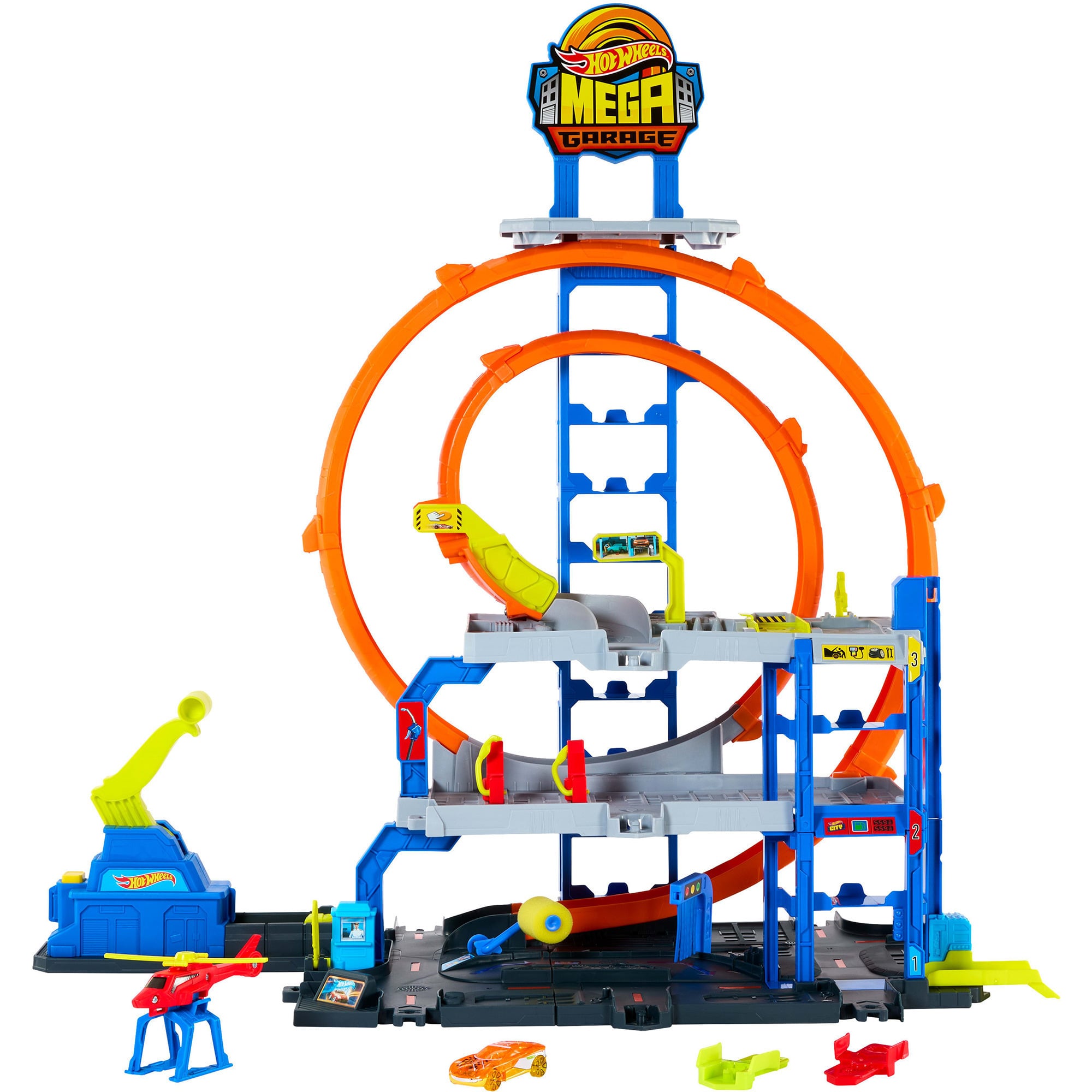 City Mega Looping Garage, Spielgebäude
