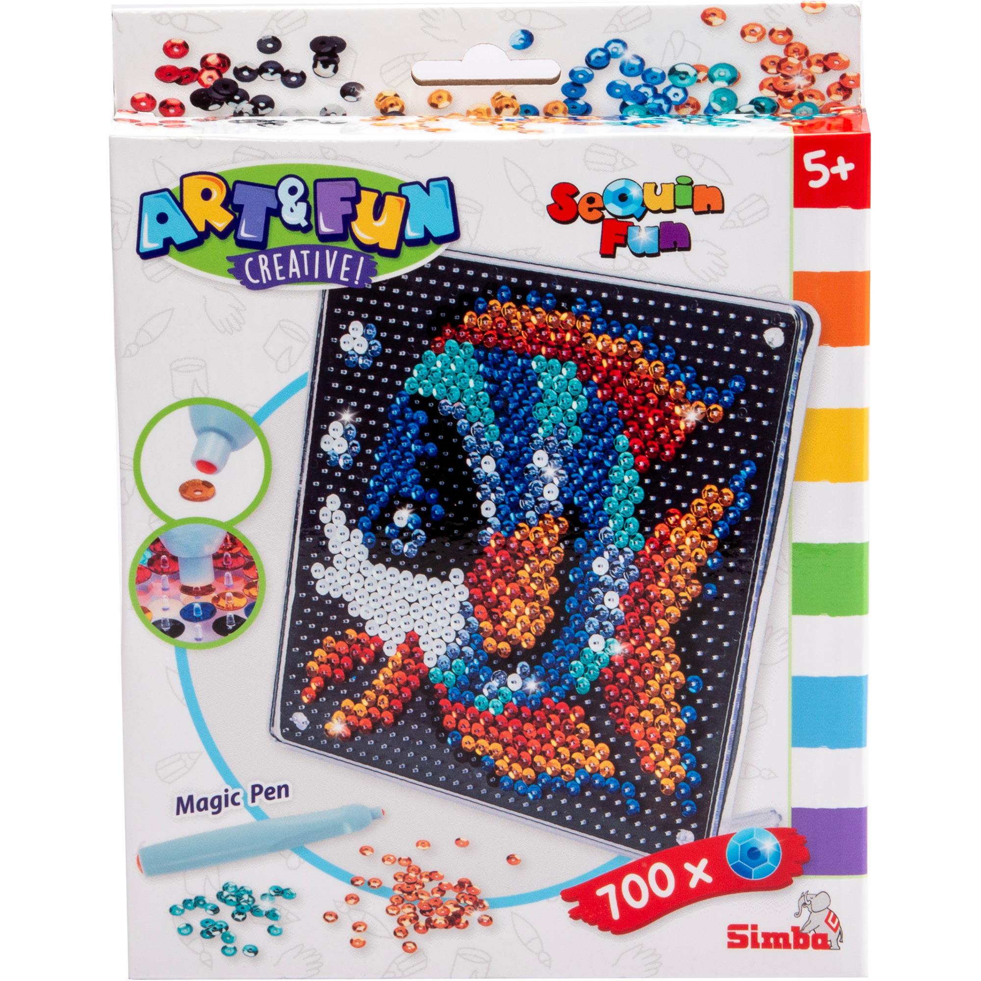 Art & Fun Sequin Fisch, Basteln