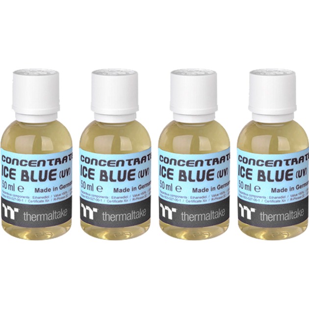 Thermaltake TT Premium Concentrate – Ice Blue (4 Bottle Pack), Kühlmittel | 04711246872479 Thermaltake TT Premium Concentrate – Ice Blue (4 Bottle Pack), Kühlmittel | 04711246872479
