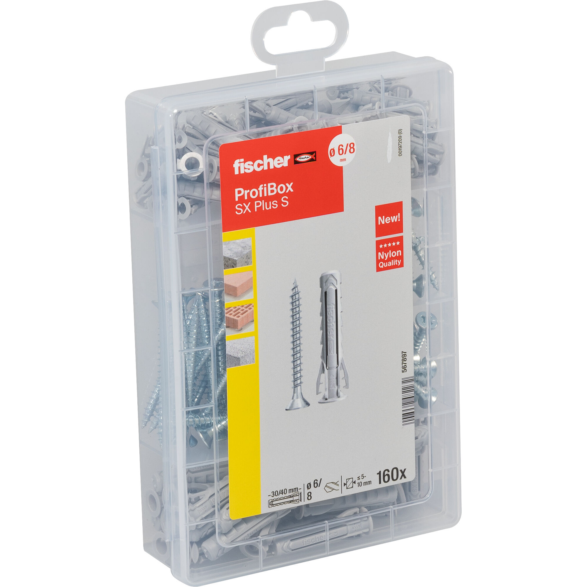 Profi-Box Spreizdübel SX Plus + Schraube