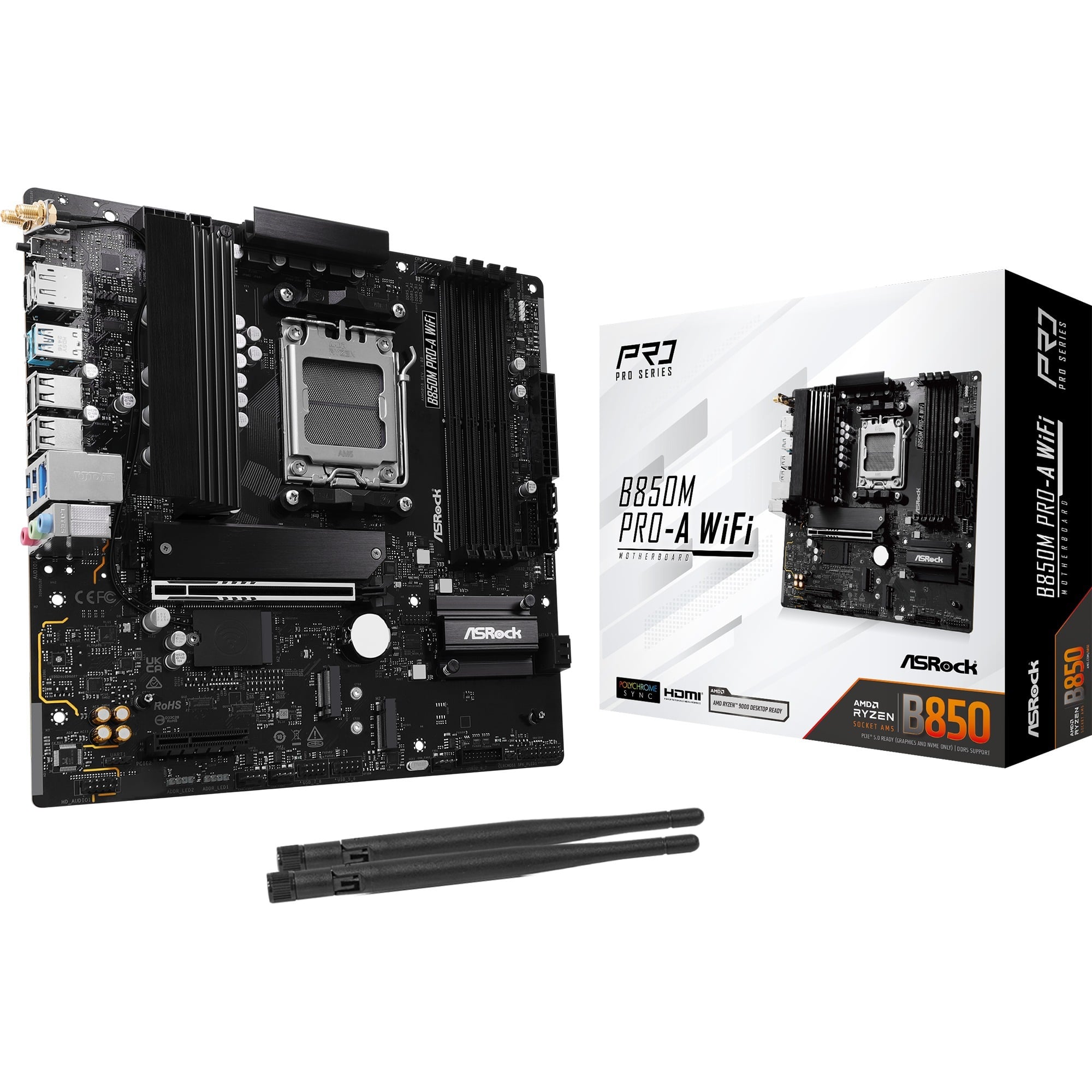 B850M Pro-A WiFi, Mainboard