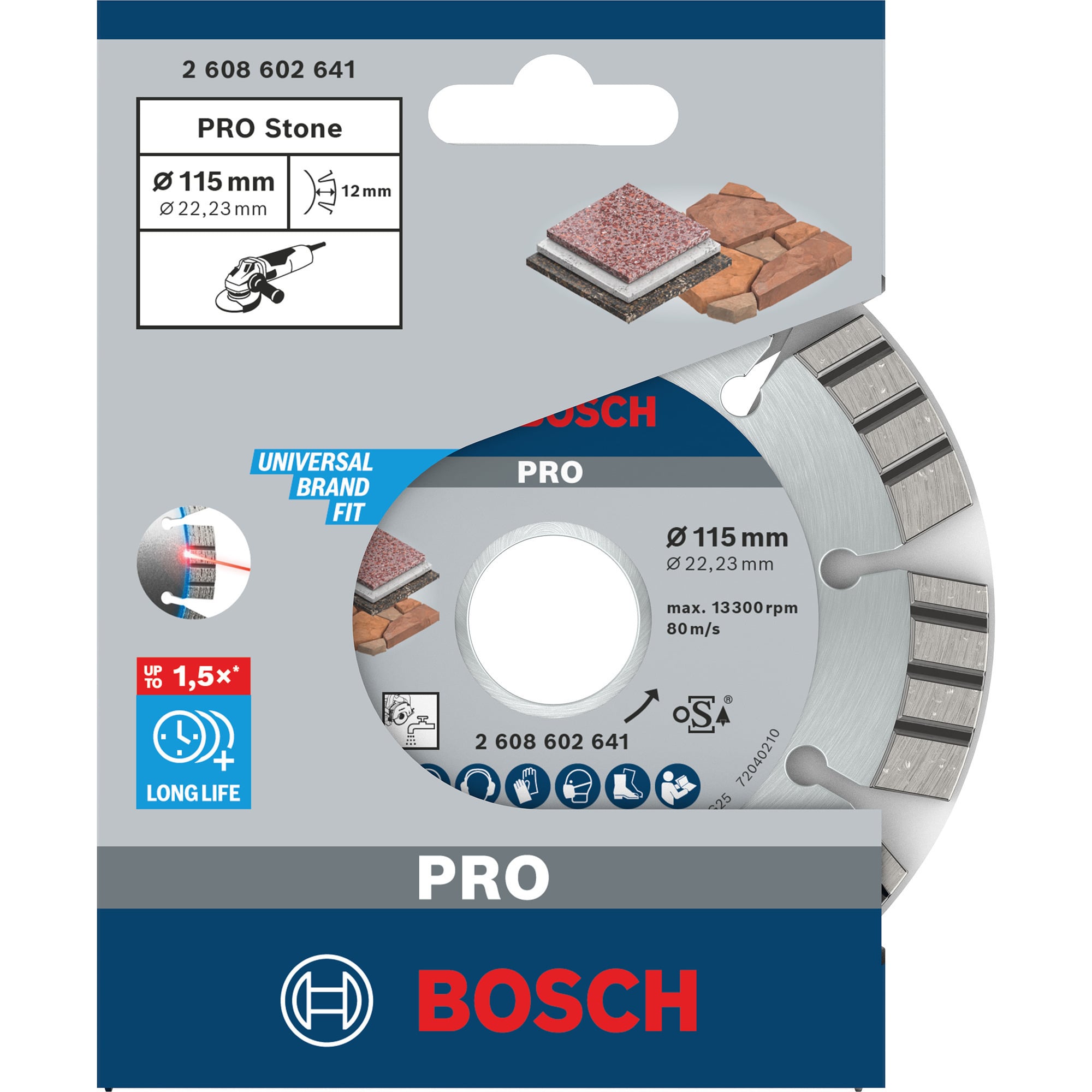 PRO Stone Diamanttrennscheibe, Ø 115mm